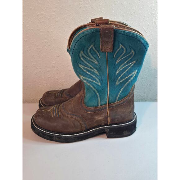 Ariat Probaby Flame Western Boot‎ Women's Size 6.5B - Picture 5 of 7